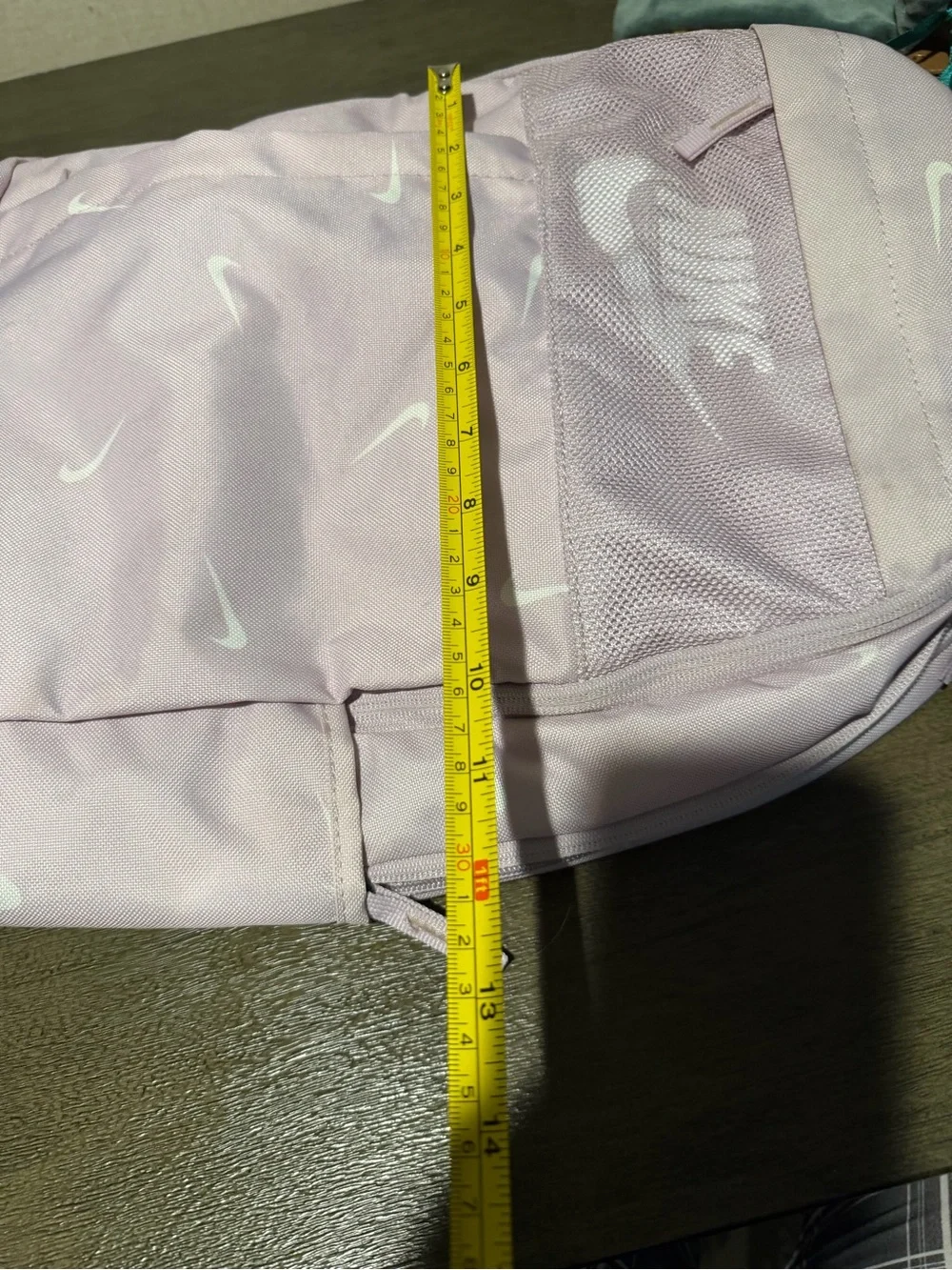 Nike Lilac and White Swoosh Backpack